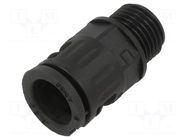 Straight terminal connector; Thread: metric,outside; IP68,IP69 LAPP