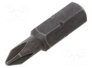 Screwdriver bit; Phillips; PH1; Overall len: 25mm; STANDARD WIHA