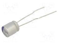 Capacitor: hybrid; THT; -55÷125°C; Body dim: Ø6.3x7.5mm; 47uF; ±20% SAMWHA