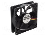 Fan: DC; axial; 24VDC; 92x92x25mm; 105.6m3/h; 43dBA; ball; 3900rpm SANYO DENKI