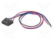 Microswitch SNAP ACTION; 0.1A/250VAC; 0.1A/30VDC; without lever OMRON Electronic Components