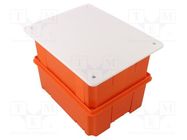 Enclosure: junction box; X: 165mm; Y: 10mm; Z: 210mm; ABS; IP20 PAWBOL