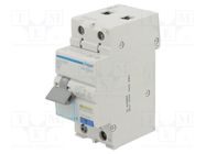 RCBO breaker; Inom: 20A; Ires: 30mA; Max surge current: 250A; IP20 HAGER