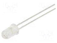 LED; orange; 5mm; 11000mcd; 15°; Front: convex; 1.6÷2.4VDC LUCKYLIGHT