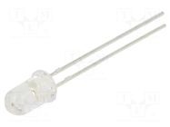 LED; orange; 5mm; 11000mcd; 15°; Front: convex; 1.6÷2.4VDC LUCKYLIGHT