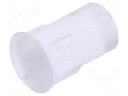 Fiber for LED; Ø2.3mm; L: 3.2mm; round; Front: flat; straight; PLPC2 BIVAR
