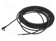 Cable: for sensors/automation; M8; PIN: 4; angled; 10m; plug; 75VDC TELEMECANIQUE SENSORS