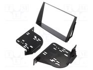 Radio frame; Hyundai; 2 DIN; black 