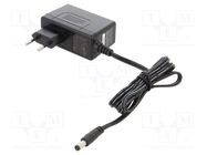 Power supply: switched-mode; mains,plug; 5VDC; 6A; 30W; Plug: EU MEAN WELL