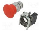 Switch: emergency stop; 22mm; Stabl.pos: 2; NC; red; none; IP66 SCHNEIDER ELECTRIC