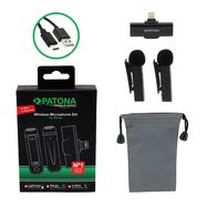 PATONA Premium Clip-on Lavalier Microphones for Apple iPhone and iPad, PATONA