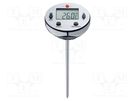 Meter: temperature; digital; LCD; -20÷70°C; Resol: 0.1°C; white TESTO