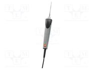 Probe: K-type temperature; -60÷800°C; Probe dia: 5mm; Len: 1.5m TESTO