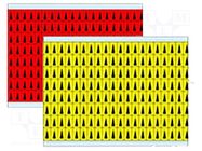 Inspection arrows; 576pcs; Features: self-adhesive; red ANTISTAT