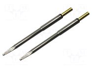 Tip; cutting; 2mm; 413°C; for soldering station; 2pcs; SmartHeat® METCAL