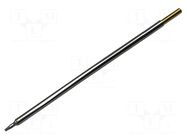 Tip; chisel,elongated; 1.78mm; 413°C; for soldering station METCAL
