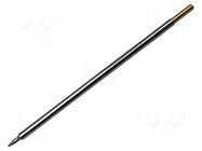 Tip; chisel,elongated; 1.4mm; 413°C; for soldering station METCAL