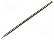 Tip; bent conical; 0.5mm; 413°C; bent 30°; for soldering station METCAL