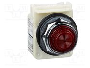 Control lamp; 30mm; 9001K; -25÷70°C; Ø30.5mm; 110÷120VAC; red SCHNEIDER ELECTRIC