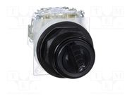 Switch: rotary; 30mm; Stabl.pos: 3; SPDT; black; none; IP66; 9001SK SCHNEIDER ELECTRIC