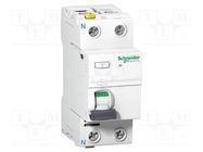 RCBO breaker; Inom: 40A; Ires: 30mA; Max surge current: 3kA; IP20 SCHNEIDER ELECTRIC