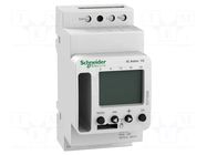 Programmable time switch; Range: 1 year; SPDT; 230VAC; IP20; ACTI9 SCHNEIDER ELECTRIC
