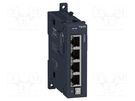 Number of ports: 4; Industrial module: switch Ethernet SCHNEIDER ELECTRIC