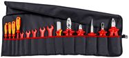 KNIPEX 98 99 13 Tool Roll 15 parts with insulated tools for works on electrical installations 805 mm