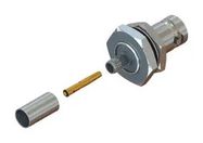RF COAX CONN, BNC BULKHD JACK, 50 OHM