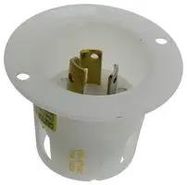 TWIST LOCK FLANGED INLET, 2P3W, 15A 125V, L5-15P