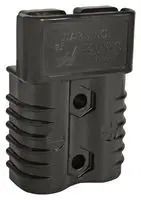 PLUG/RCPT HOUSING, 2POS, PC, BLACK
