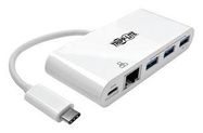 USB HUB W/LAN & PD, 5-PORT, BUS POWERED