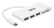 USB HUB W/CARD READER, 5-PORT, BUS POWER