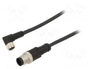 Cable: for sensors/automation; M12,M8; PIN: 3; 1m; plug; 60VAC; 3A LAPP