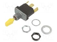 Switch: toggle; Pos: 3; SP3T; Leads: connectors 6,35mm; NT; -40÷71°C HONEYWELL