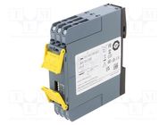 Module: safety relay; 3SK1; 24VDC; for DIN rail mounting; IP20 SIEMENS