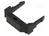 Cable clamp; PIN: 10; snap fastener; Application: IDC connectors TE Connectivity
