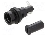 Fuse holder; 5x20mm; 10A; on panel; 250VAC; thermoplastic; IP40 ESKA