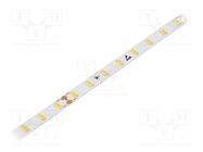 LED tape; white warm; 2835; LED/m: 80; 8mm; IP20; 120°; 4.3W/m; 24VDC Ledxon