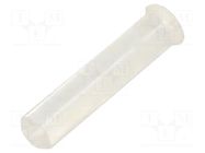 Fiber for LED; Ø2.3mm; L: 9mm; round; Front: flat; straight; PLPC2 BIVAR