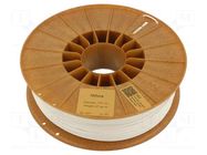 Filament: ASA; 1.75mm; white; 220÷250°C; 700g; Table temp: 90÷110°C ROSA 3D
