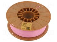 Filament: PLA Pastle; 1.75mm; pink; 185÷225°C; 1kg ROSA 3D