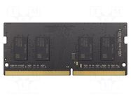 DRAM memory; DDR4 SODIMM; 2666MHz; 1.2VDC; industrial; 512x16 GOODRAM INDUSTRIAL