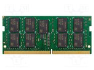 DRAM memory; DDR4 SODIMM ECC; 2666MHz; 1.2VDC; industrial; 1Gx8 GOODRAM INDUSTRIAL