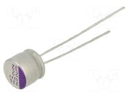 Capacitor: polymer; 22uF; 32VDC; THT; ±20%; Ø6.3x5.5mm; OS-CON SEPF PANASONIC