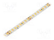 LED tape; white warm; 2835; 24V; LED/m: 160; 8mm; IP20; 120°; 13W/m Ledxon