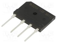 Bridge rectifier: single-phase; Urmax: 1kV; If: 25A; Ifsm: 350A SHINDENGEN