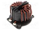 Inductor: wire with current compensation; THT; 640uH; 25A; 2.7mΩ SCHAFFNER