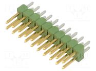 Connector: pin strips; pin header; male; PIN: 20; AMPMODU MOD II TE Connectivity