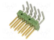 Connector: pin strips; pin header; male; PIN: 10; AMPMODU MOD II TE Connectivity